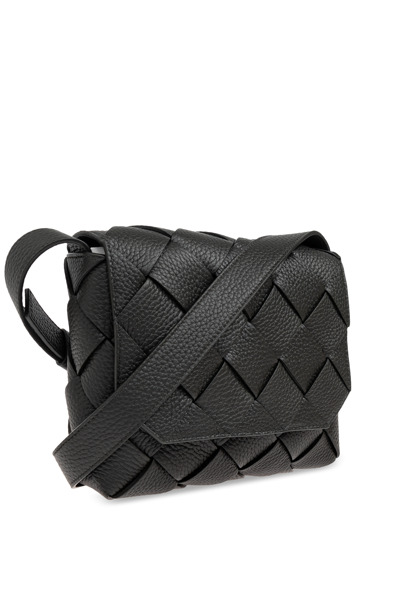 ショルダーバッグ BOTTEGA VENETA  Diago Woven Leather Shoulder Bag Bottega Veneta® Men's Diago in Black. Shop online now.